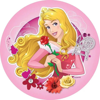 Sleeping Beauty Aurora Edible Cake Image
