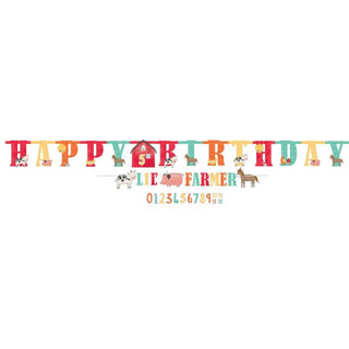 Farm Birthday Banner | Farm Party Supplies