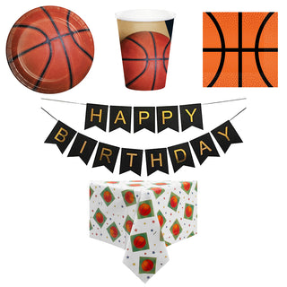 Basketball Party Essentials for 8 - SAVE 10%