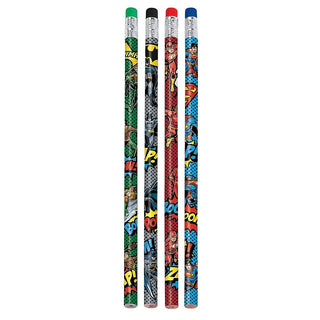 Justice League Heroes Unite Pencils | Justice League Party Supplies