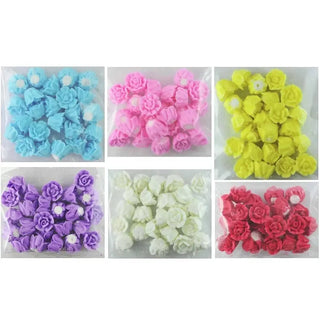 Icing Roses 15mm Edible Decorations - 24 Pack