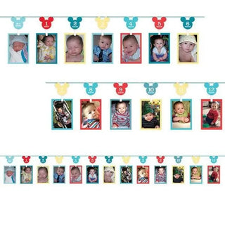 Mickey Mouse Photo Garland | 1st Birthday Supplies