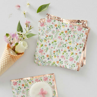 Ginger Ray Ditsy Floral Napkins - Beverage