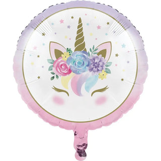 Unicorn Baby Shower Foil Balloon | Creative Converting