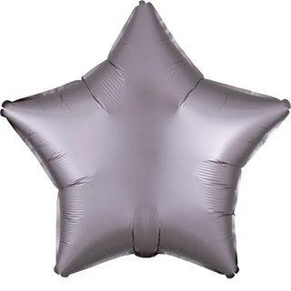 Satin Luxe Greige Star Foil Balloon | Amscan