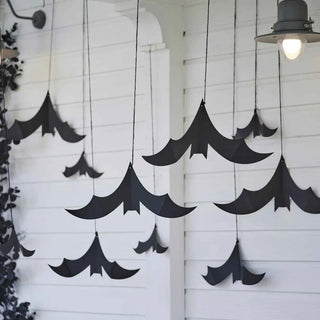 Ginger Ray | Hanging Bat Decorations | Halloween Decorations NZ