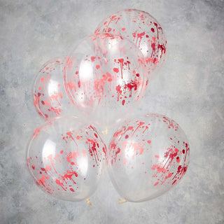 Ginger Ray | Blood Splatter Balloons | Halloween Party Supplies NZ
