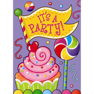 Candy Party Invitations | Candy Party Supplies