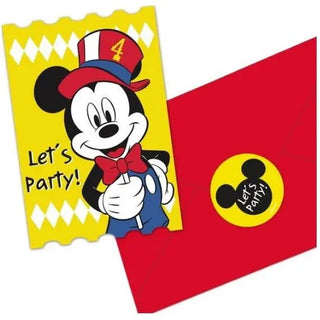 Amscan | Mickey Mouse Carnival Invitations | Mickey Mouse Party Theme & Supplies |