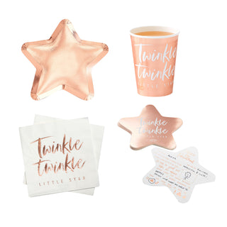 Ginger Ray Twinkle Twinkle Baby Essentials - 33 Pieces - SAVE 35%