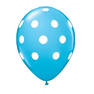 Robins Egg Polka Dot Balloon | Gender Reveal Party Theme & Supplies | Qualatex