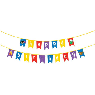 The Wiggles Party Happy Birthday Pennant Banner