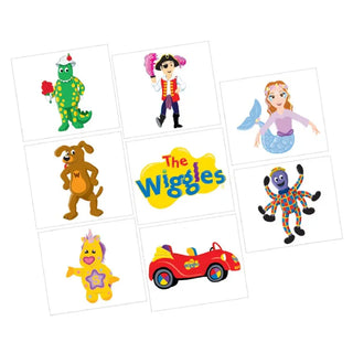 The Wiggles Tattoos - 8 Pkt