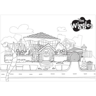 The Wiggles Colour In Placemats