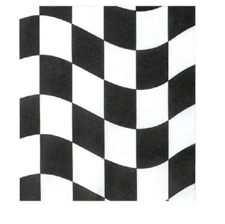 Checkered Napkins - Beverage 18 Pkt