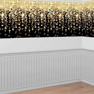 Gold Cascading Lights Giant Scene Setter | Hollywood Party Supplies NZ