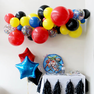 Super Hero Balloon Garland by Pop Balloons