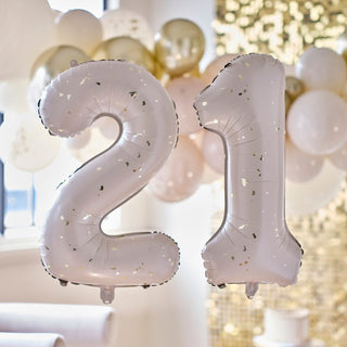 Ginger Ray Gold Party | Ginger Ray Milestone Foils | Ginger Ray 21st Birthday Balloons | 21st Birthday Balloons