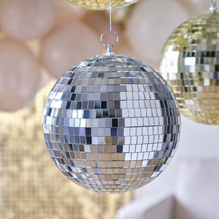 Ginger Ray Party | Ginger Ray Disco Ball | Ginger Ray Gold Party | Small Disco Ball | Silver Disco Ball