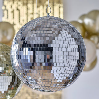 Ginger Ray Party | Ginger Ray Disco Ball | Ginger Ray Gold Party | Large Disco Ball | Silver Disco Ball