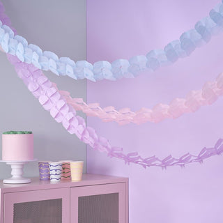 Ginger Ray Pastel Wave Party | Ginger Ray Pastel Party | Ginger Ray Honeycomb Garland | Pastel Honeycomb Garland 