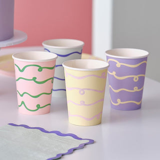 Ginger Ray Pastel Wave Party | Ginger Ray Pastel Party | Ginger Ray Cups | Pastel Cups 