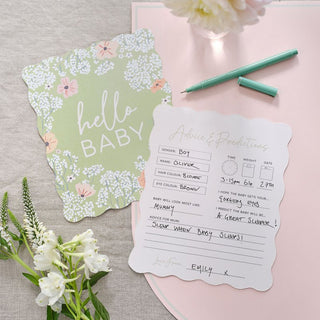 Ginger Ray Floral Baby Baby Shower | Baby Shower Supplies | Floral Baby Shower | Ginger Ray Advice Cards | Floral Baby Shower Advice Cards