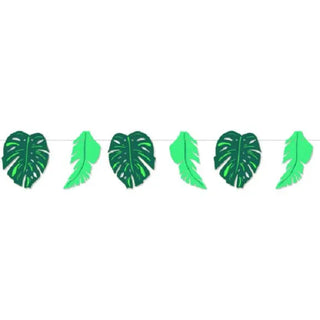 Tropical Leaf Party Garland | Tropical Party Theme & Supplies | Artwrap