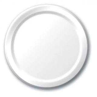White Plates - Lunch 24 Pack