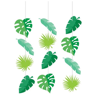 Tropical Leaves Hanging Cutouts | Creative Converting