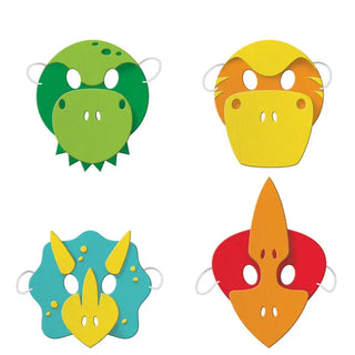 Boys Dinosaur Party Masks | Boy Dinosaur Party Theme & Supplies |
