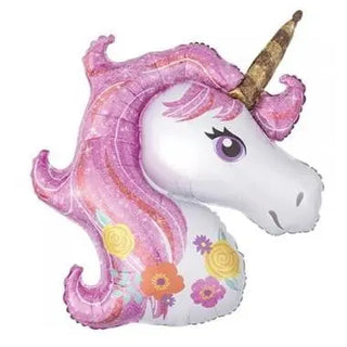 Magical Unicorn SuperShape Foil Balloon | Unicorn Party Theme & Supplies