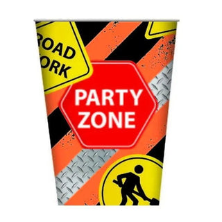 Party Zone Construction Cups | Construction Party Theme & Supplies | Artwrap