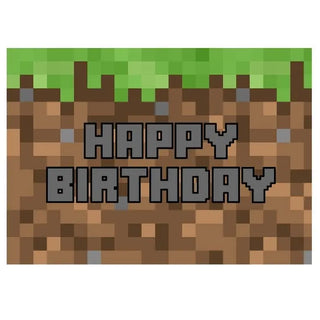 Minecraft Edible Cake Image | Minecraft Party Supplies