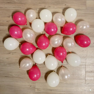 pop balloons | pack of 25 mini berry balloons | Pink party supplies NZ