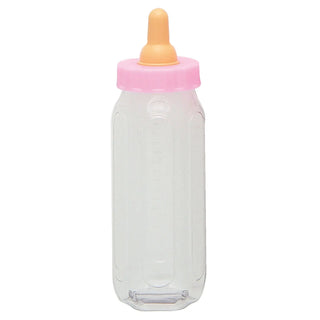 Mini Pink Baby Bottle | Girl Baby Shower Supplies NZ
