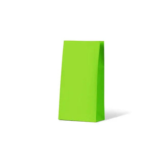 PaperPak | Lime Green Medium Paper Party Bag 26cm x 13cm - Individual | Lime Green Party Supplies NZ