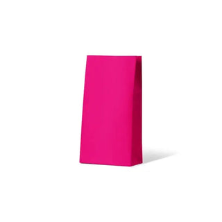 PaperPak | Pink Medium Paper Party Bag 26cm x 13cm - Individual | Hot Pink Party Supplies NZ