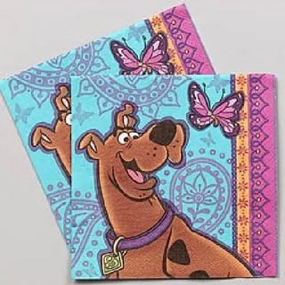 Scooby Doo Girls Napkins - Lunch | Scooby Doo Party Theme & Supplies |