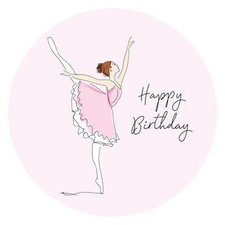 Ballerina Edible Cake Image | Ballerina Cake Decorations