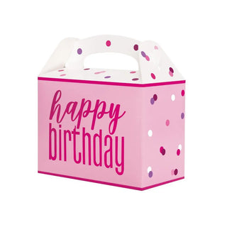 Pink Happy Birthday Large Party Box | Pink Party Supplies NZ