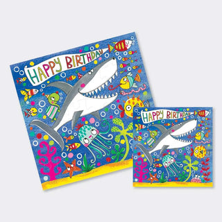 Rachel Ellen | Shark Jigsaw Card | Shark Party Supplies NZ