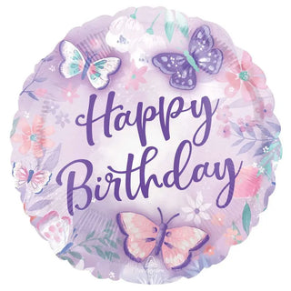 Butterfly Happy Birthday Balloon | Butterfly Party Supplies