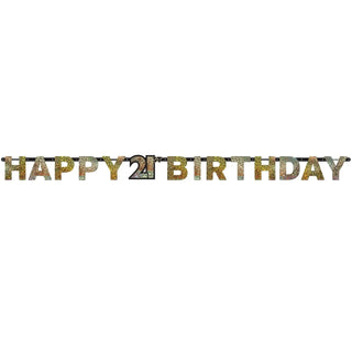 21st Birthday Banner | 21st Birthday Party Supplies