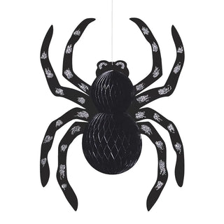 Unique | Glitter Spider Hanging Decoration | Halloween Party Supplies NZ