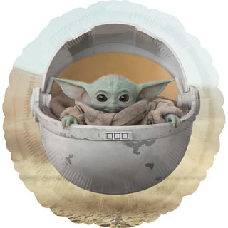 Baby Yoda Foil Balloon | Star Wars Party Supplies