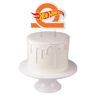 Hot Wheels Acrylic Cake Topper | Hot Wheel Party Supplies NZ