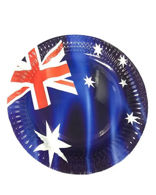 Amscan | australian round plates | australian party supplies