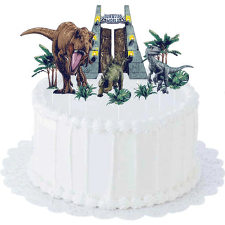 Amscan | jurassic paper cake decorating kit | jurassic world party supplies NZ