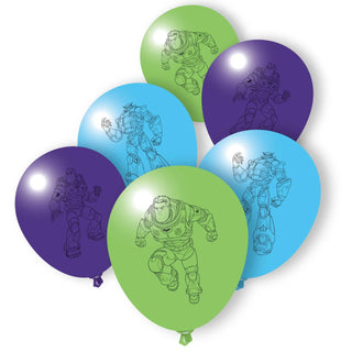Amscan | buzz lightyear 6 pack balloons | buzz lightyear party supplies NZ